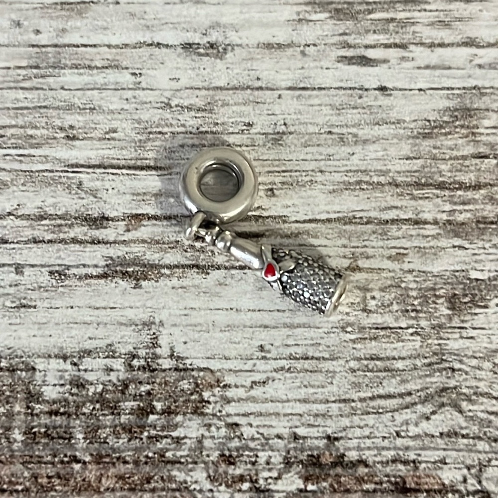 Pandora Sparkling Wine Bottle Dangle Charm